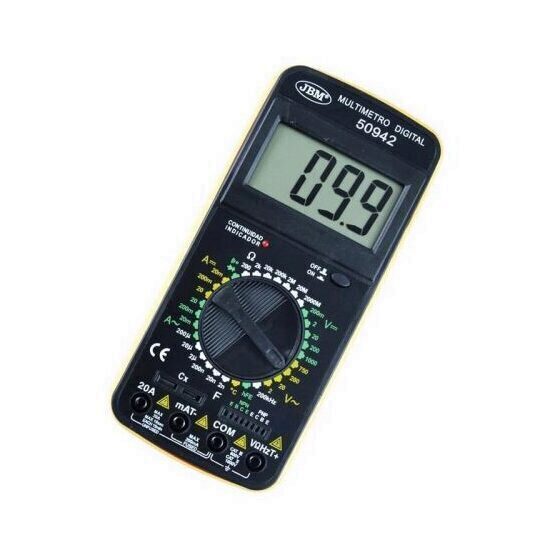 Multimetru digital JBM 53942, sonda de temperature, 20 A