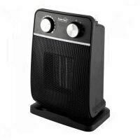 Radiator ceramic, Home FK 29, negru, 1800W, 2 trepte incalzire