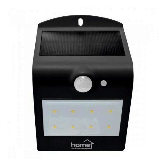 Reflector LED cu panou solar, cu senzor de miscare, negru Home FLP 2/BK Solar, 1200 mAh