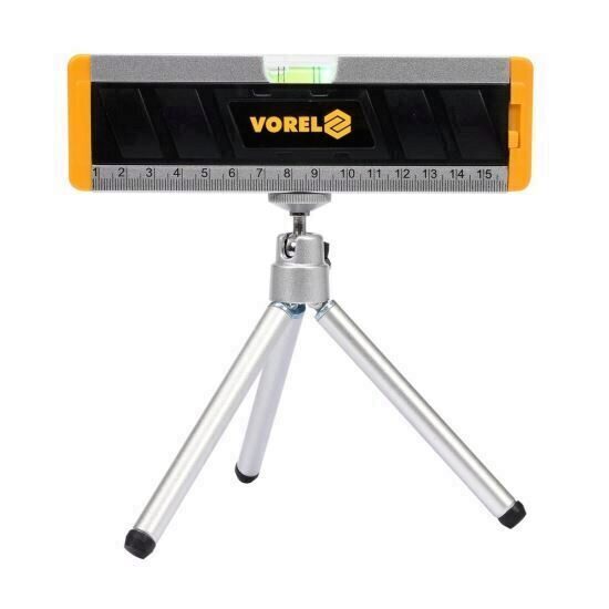 Mini nivela cu laser si trepied Vorel 17560, maxim 10 m, 2 bule
