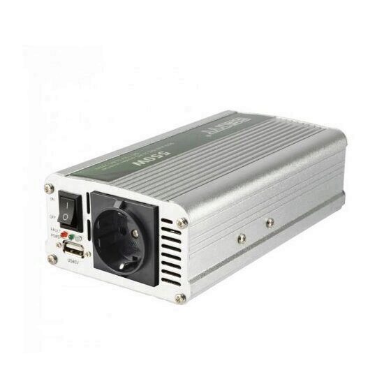 Invertor tensiune, Sal SAI 100USB, 12V DC/220V AC, 1000 W, USB, carcasa metal