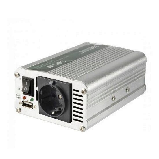 Invertor tensiune, Sal SAI 60USB, 12V DC/220V AC, 600 W, USB, carcasa metal