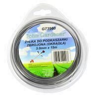 Fir armat pentru motocoase si coase electrice, Geko G73960, lungime 15 m, diametru 3 mm