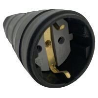 Cupla din cauciuc, Orel OR-2102, IP44, Schuko
