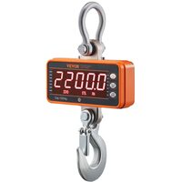 Cantar electronic cu carlig Vevor 1000 kg, Afisaj LED, precizie 200 g, Corp din aluminiu turnat, Telecomanda