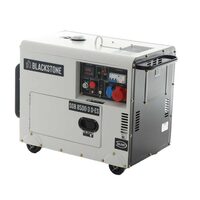 Generator Diesel Super Silent Blackstone SGB 8500-3, putere 6.3 kW, Trifazat, AVR, pornire la cheie