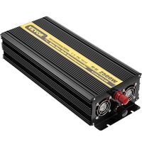 Invertor cu unda sinusoidala pura Vevor 2500 W, 12VDC-230VAC, port USB, telecomanda, afisaj LCD