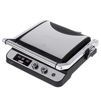Grill electric Adler Inox 2000 W, suprafata striata/neteda, 36.5 x 36 x 14 cm