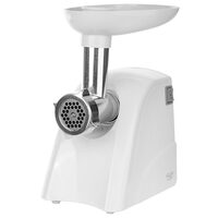 Masina de tocat carne cu accesorii carnati 800 W, Alb, 3 site