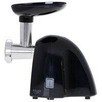 Masina de tocat carne cu accesorii carnati 600 W, Negru, 3 site, 1.8 kg/min