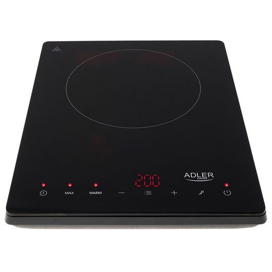Plita cu inductie 2000 W, 1 arzator, diametru 190 mm, Temporizator oprire, ecran LCD