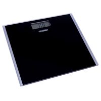 Cantar electronic, sticla securizata, Negru, precizie 100 g, max 150 kg, 2 x AA
