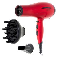 Uscator de par Camry 2400 W, 2 viteze, 3 trepte de temperatura, Rosu