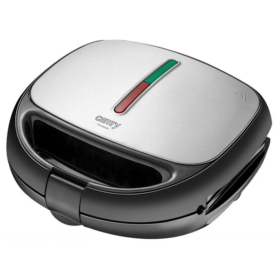 Sandwich-maker multifunctional, 800 W, 5 x Placi Antiaderente ceramice, carcasa Inox