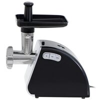 Masina de tocat carne cu accesorii carnati si Kebbe, 1600 W, Negru/Gri, 3 site, 2 kg/min