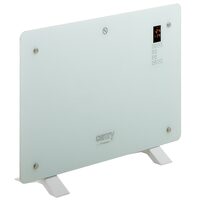 Convector electric sticla, Ecran LCD touch-screen, Telecomanda, 3 trepte de putere 750 / 1500 W, dimensiune 50 x 69.5 x 19.5 cm 