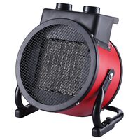 Aeroterma ceramica 2 trepte de putere 1000 W / 2400 W, Termostat, Lungime cablu de alimentare 1.73 m
