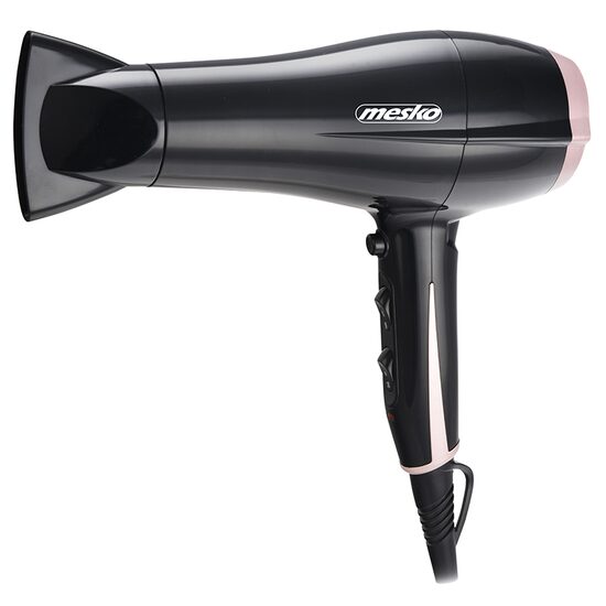 Uscator de par Mesko 2300 W, 3 trepte de temperatura, Negru, 2 viteze