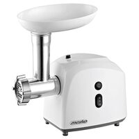 Masina de tocat carne cu accesorii carnati si Kebbe, 1500 W, Alb, 3 site, 1 kg/min, 29 x 25 x 25 cm