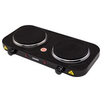 Plita electrica, Putere 2000 W, 2 arzatoare, 220 V/ 50 Hz, Diametru 155 mm
