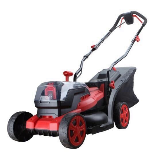 Masina de tuns iarba cu 2 acumulatori, Worcraft CLM-S40Li, 2x20V, Li-Ion, 340 mm, 35 L