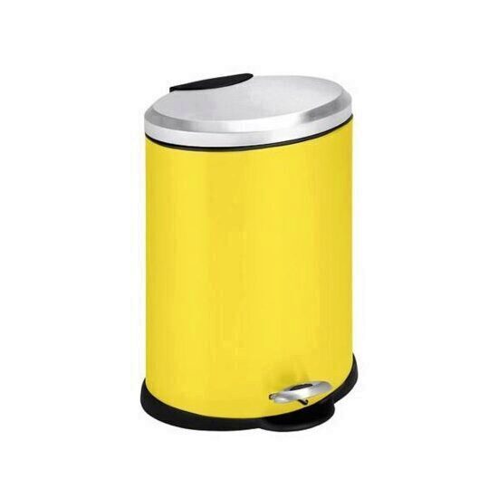 Cos de gunoi cu pedala, Strend Pro Easyhome SA-430, galben, 5 L