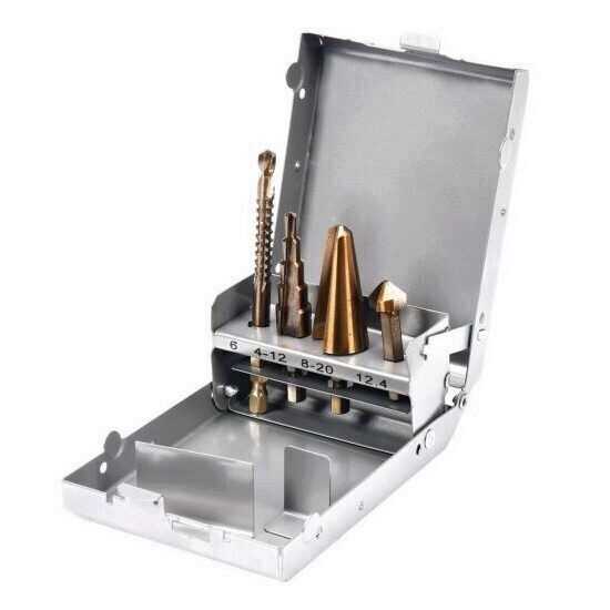 Set 4 burghie in trepte pentru metal Yato YT-44705