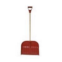 Lopata pentru zapada cu coada din lemn Strend Pro Snowman D 470x370/1350 mm, Pvc