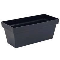 Ghiveci dreptunghiular Strend Pro Cube Case, 8 L, negru