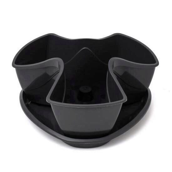 Ghiveci decorativ Strend Pro COUBI DKN3001, capacitate 3 L, negru