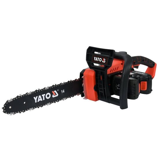 Fierastrau cu lant Yato 14", cu 2 acumulatori Li-Ion 2x18 V, 2x2 Ah