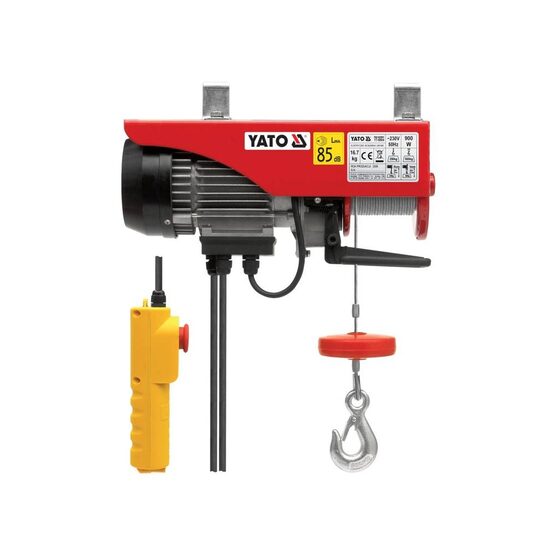 Electropalan Yato 900 W, viteza 8m/min, capacitate ridicare 250/500 kg, inaltime 5.5/11 m