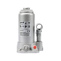 Cric hidraulic tip butelie, capacitate 5 T, ridicare 185-355 mm