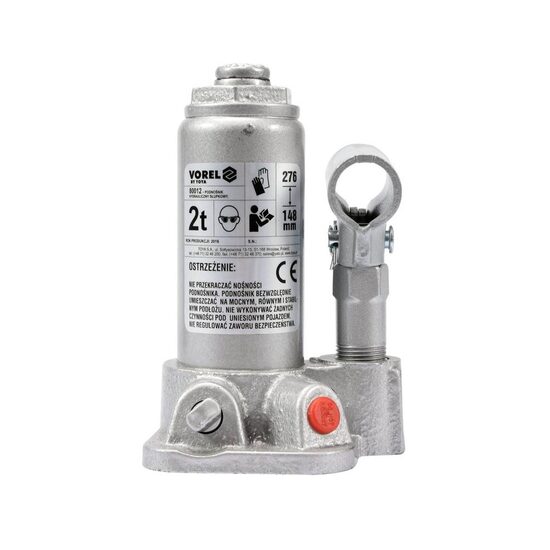 Cric hidraulic tip butelie, capacitate 2000 kg, ridicare 148-276 mm