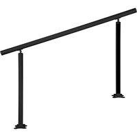 Balustrada aluminiu, max 5 trepte Vivatechnix Negru Mat, Inaltime 91 cm, lungime 152.8 cm, pozitii reglabile
