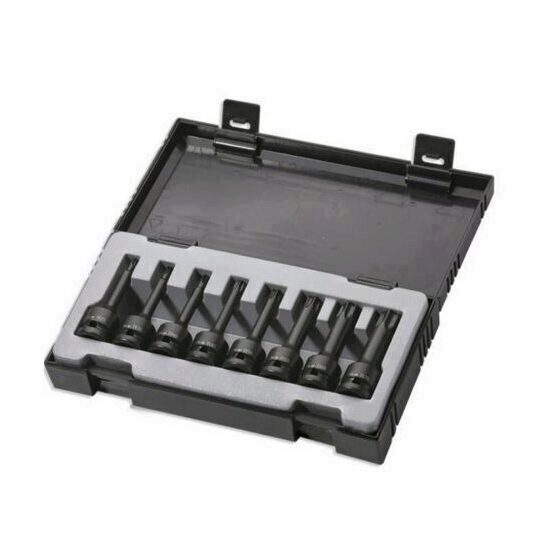 Set 8 imbusuri de impact, tip Torx lungi, JBM JB-52340, 1/2", T25-T70