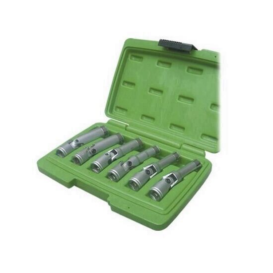 Set 6 chei tubulare articulate pentru bujii, JBM JB-52691, 8-16 mm