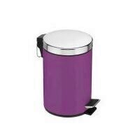 Cos de gunoi cu pedala Strend Pro Easyhome SB-431, mov, 5 L
