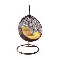 Scaun leagan, tip scoica, Strend Pro Borneo, PE rattan, perne incluse