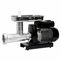 Masina electrica de tocat carne, Palumbo Pavi SM22 Inox, 600 W, 100 Kg/h, nr 22, motor cu inductie