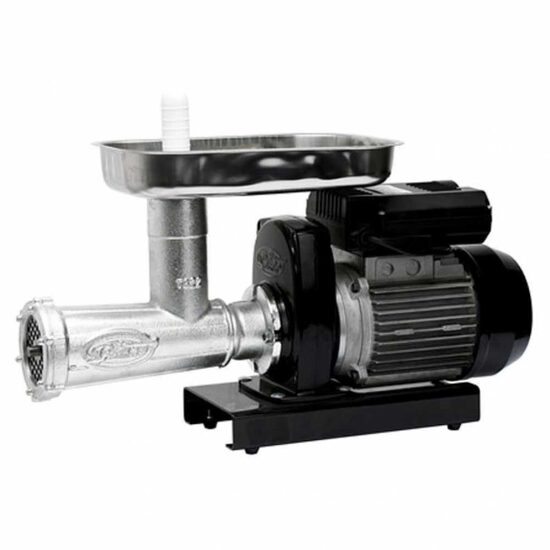 Masina electrica de tocat carne, Palumbo Pavi SM22 Inox, 600 W, 100 Kg/h, nr 22, motor cu inductie