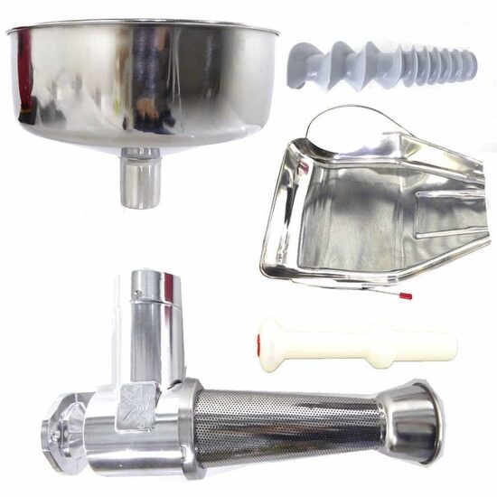 Kit 5 accesorii stors rosii pentru masina de tocat New Omra