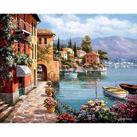 Kit pictura pe numere cu peisaje, 40x50 cm, Losing me here, PPT18