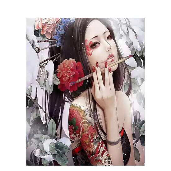 Kit pictura pe numere 40x50 cm, Girl PPT99