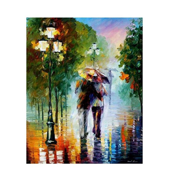 Kit pictura pe numere cu peisaje, 40x50 cm, Time for us, PPT134