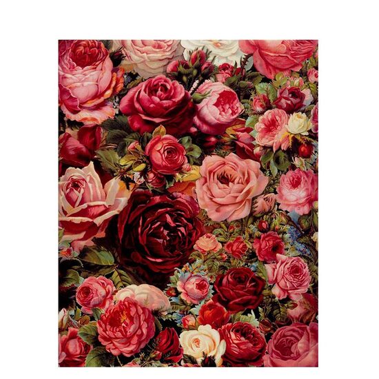 Kit pictura pe numere cu flori, 40x50 cm, Flower panel, PPT175