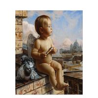 Kit pictura pe numere 40x50 cm, Angel PPT336