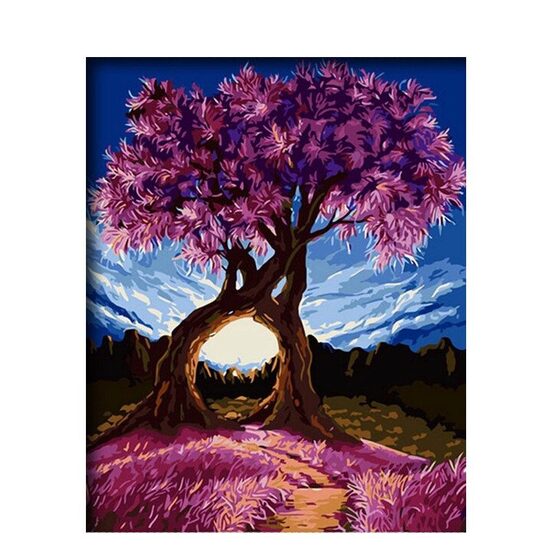 Kit pictura pe numere 40x50 cm, Tree of Life PPT448