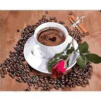 Kit pictura pe numere 40x50 cm, Coffee Cup PPT478