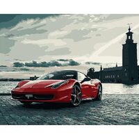Kit pictura pe numere  40x50 cm, Sport Car PPT520